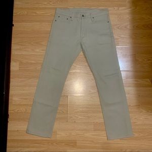 Levi Strauss & Co. 31 x 30 Straight Light Khaki Jeans.